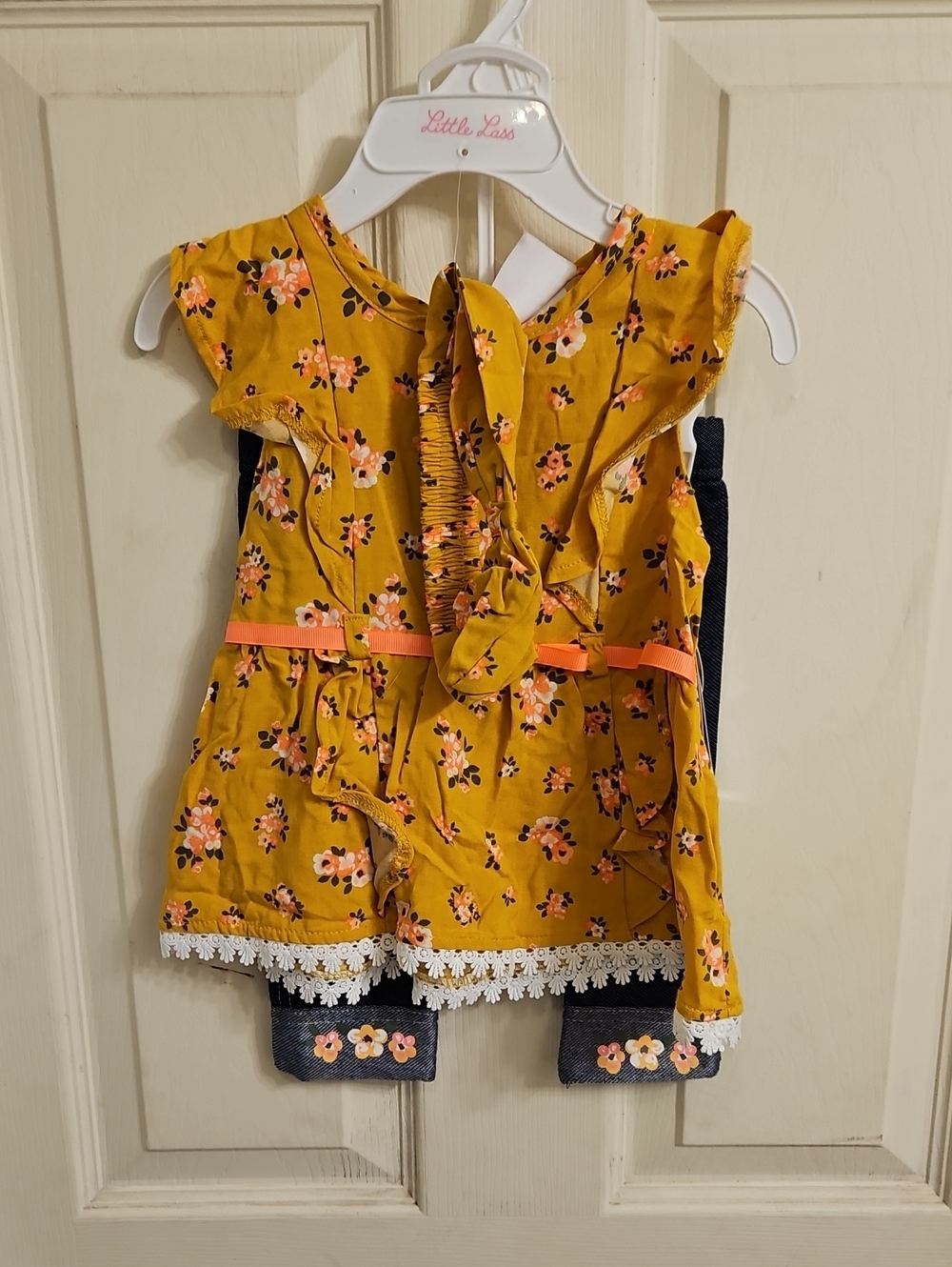 Floral Ruffle Toddler Dress Set